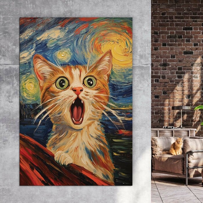 Funny Wall Art - Cat