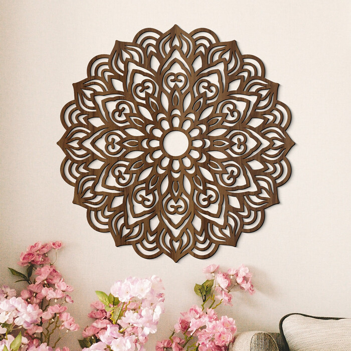 3D falra szerelhető mandala - Csillag | Dió