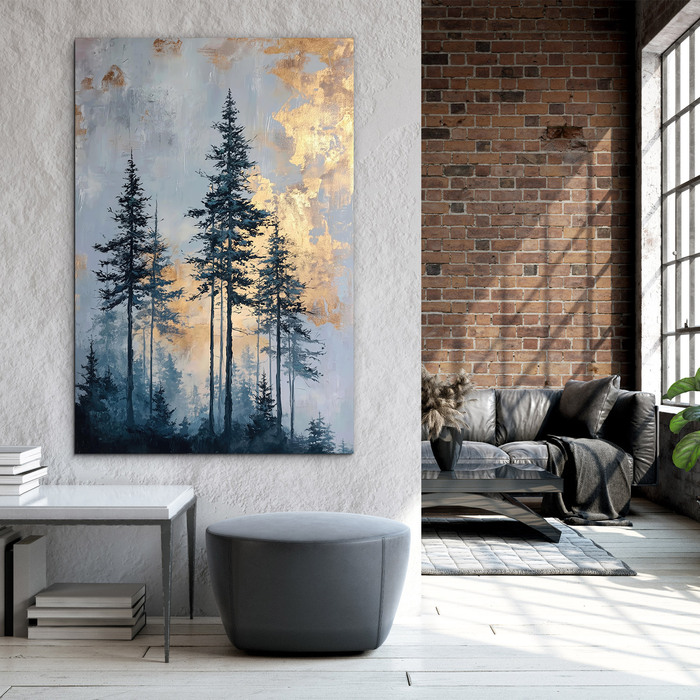 Wooden wall art - Trees