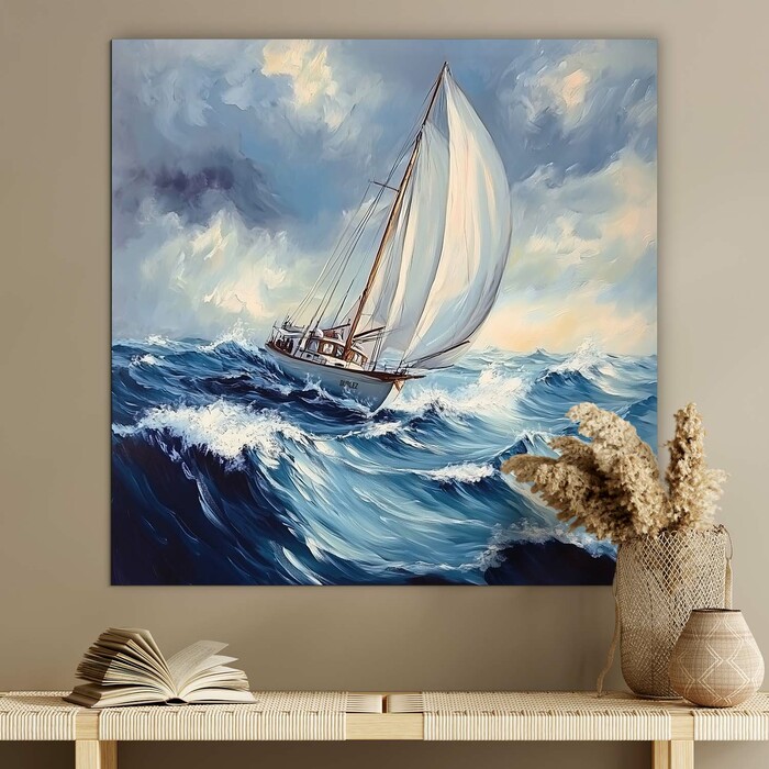 Wall Art - Ship on the Sea