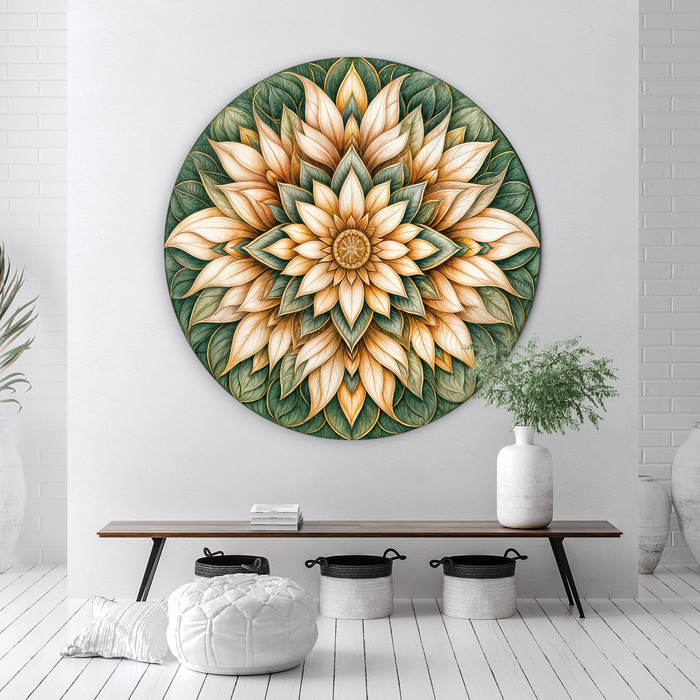 Květinová mandala - Srdce džungle