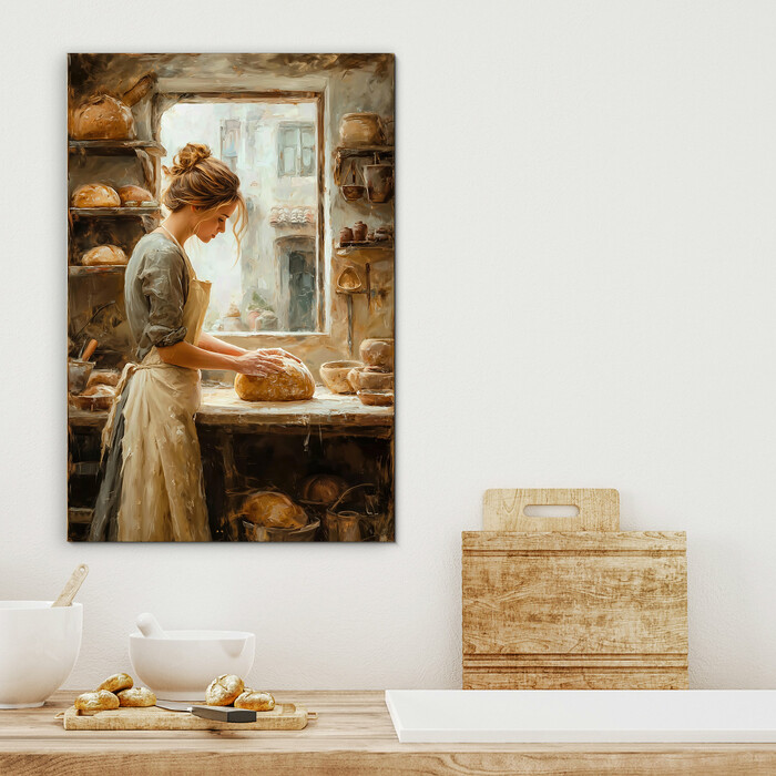 Vintage picture for the kitchen - Baker
