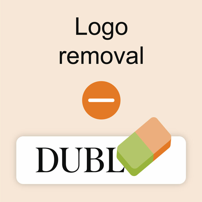 Removing the DUBLEZ logo from the product