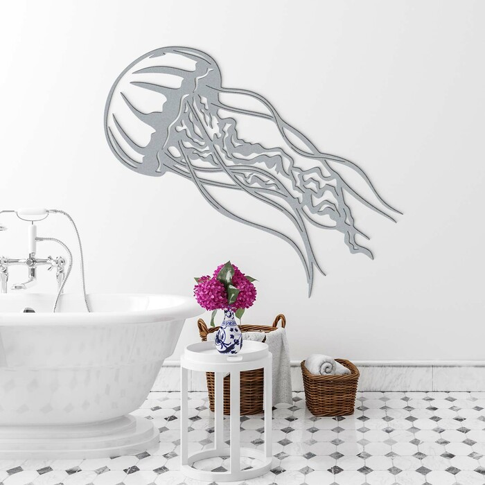 Moderný obraz na stenu - Medúza | Strieborná