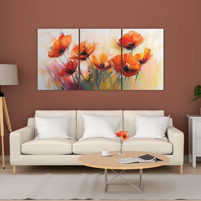 Wall Art - Red Poppies