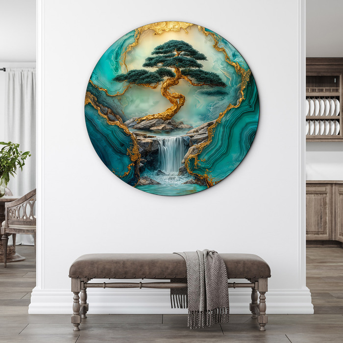 Marble Tree of Life - Waterfall