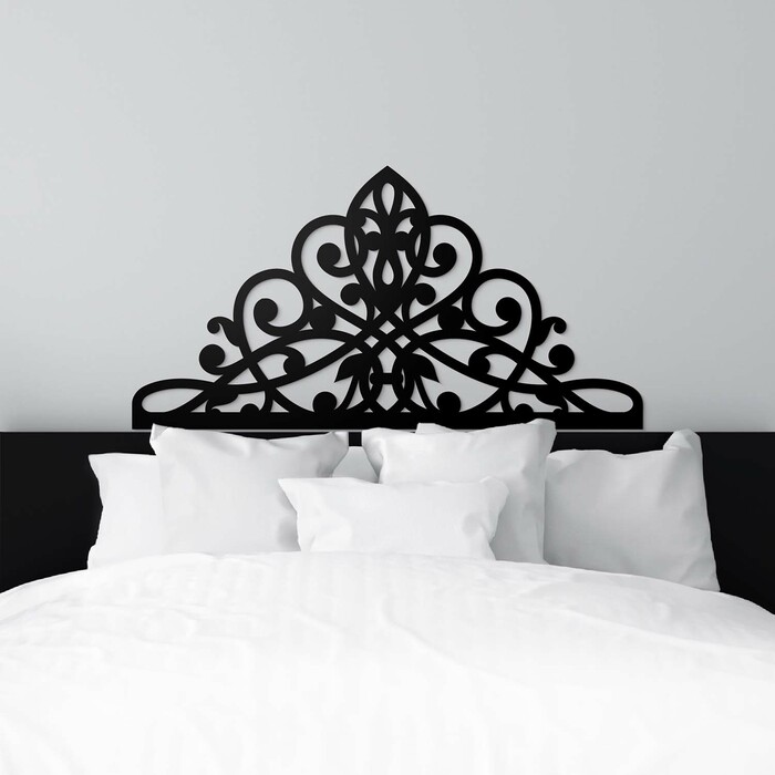 Dřevěný obraz do ložnice nad postel - Blahobyt | Černá
