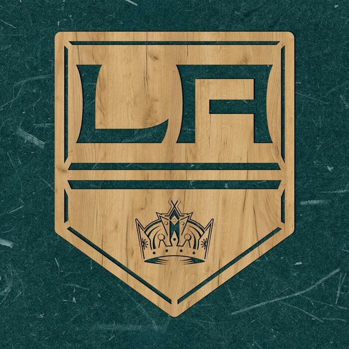 Hokejový obraz NHL - Los Angeles Kings | Dub zlatý