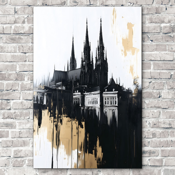 Drevený obraz - Katedrála sv. Víta