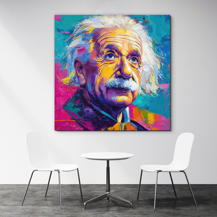 Pop art painting - Albert Einstein