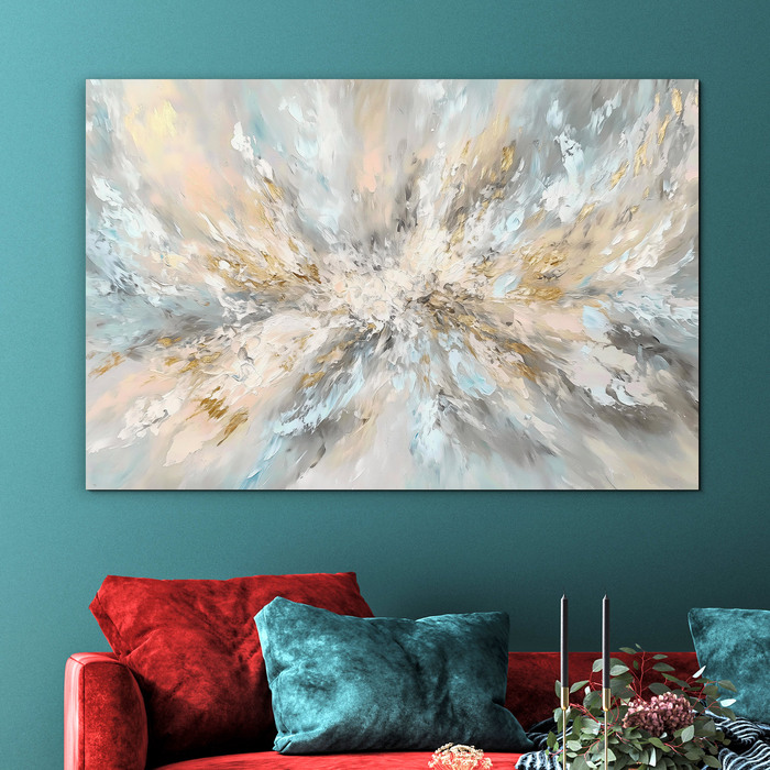 Colorful abstract painting - Explosion of light