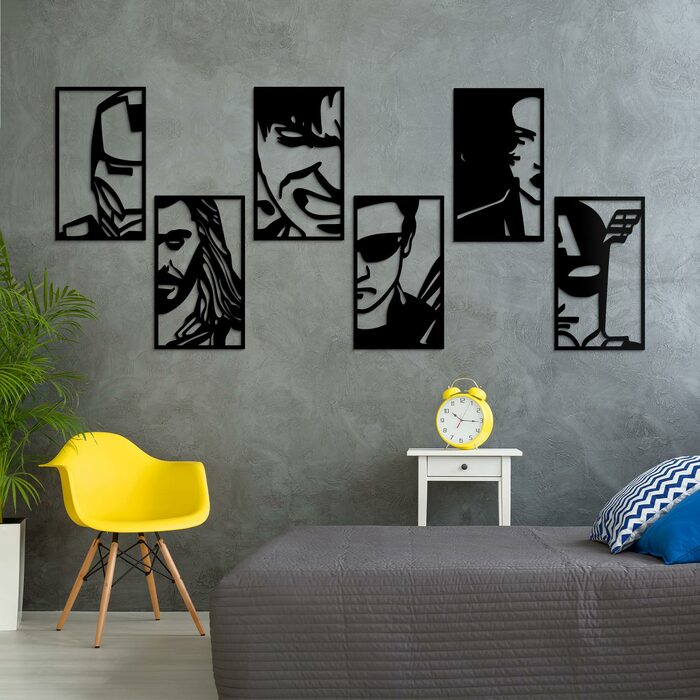 Avengers - Wall Art | Black