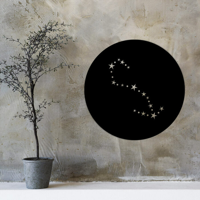 Zodiac Constellation on the Wall - Scorpio | Black