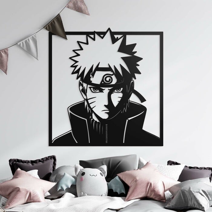 Wooden Wall Art - Naruto | Black