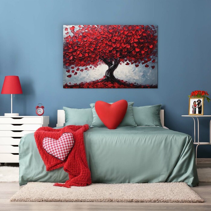 Wooden Wall Art - Heart Tree