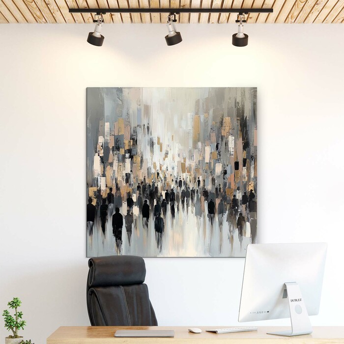 Artistic Wall Art - City Hustle