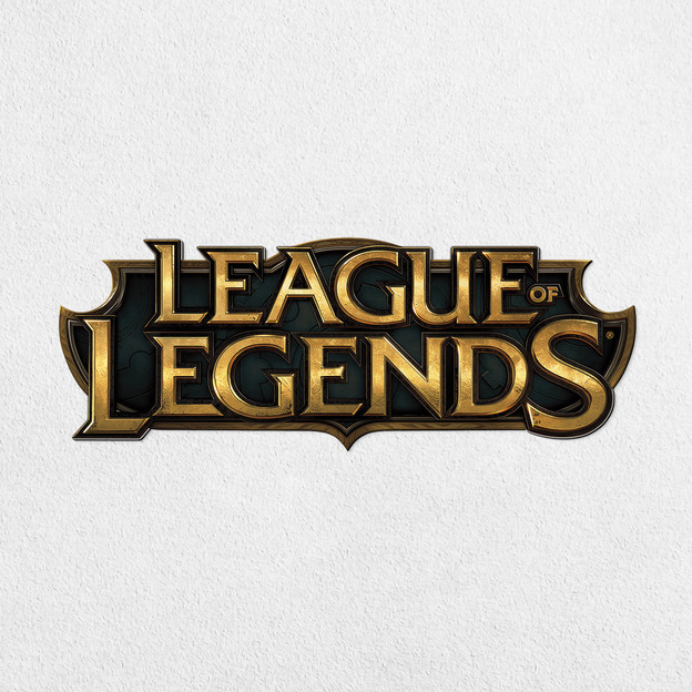 Dřevěné logo - League of Legends
