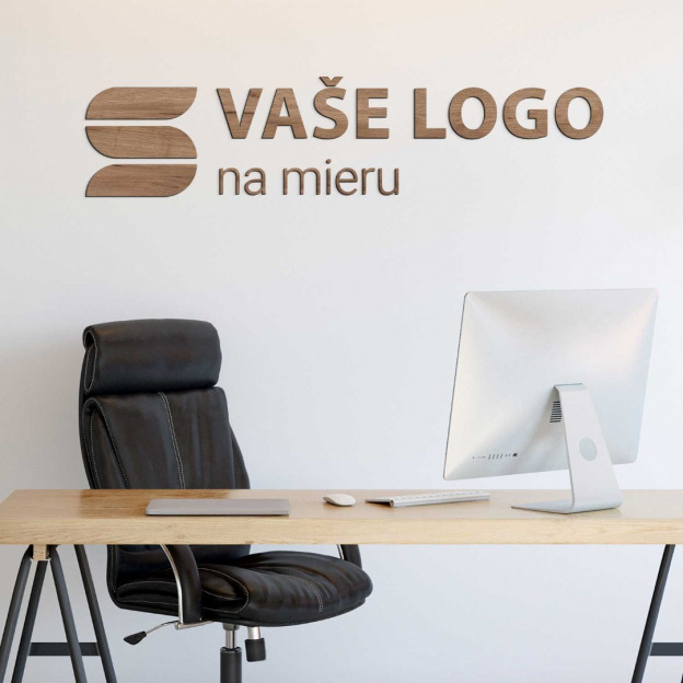 3D Logo na stenu - výroba na mieru