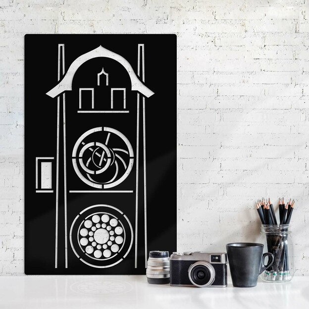 Wooden Picture - Astronomical Clock, Prague