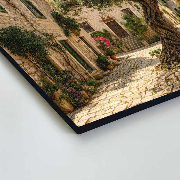 Rustic wooden picture - Ancient olive tree