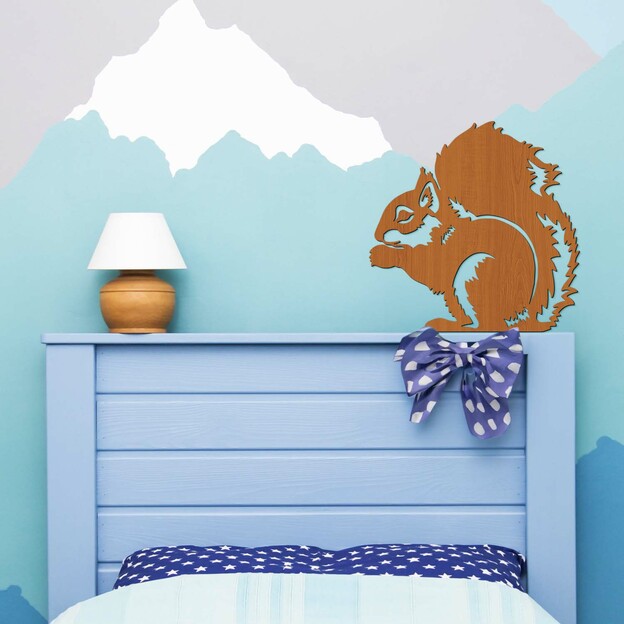 Wooden Sticker - Squirrel