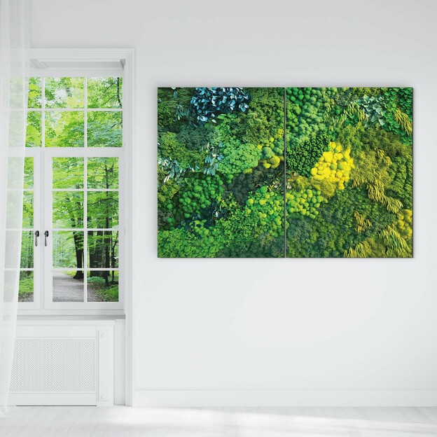 Wooden Moss Art Imitation - Magic of the Forest