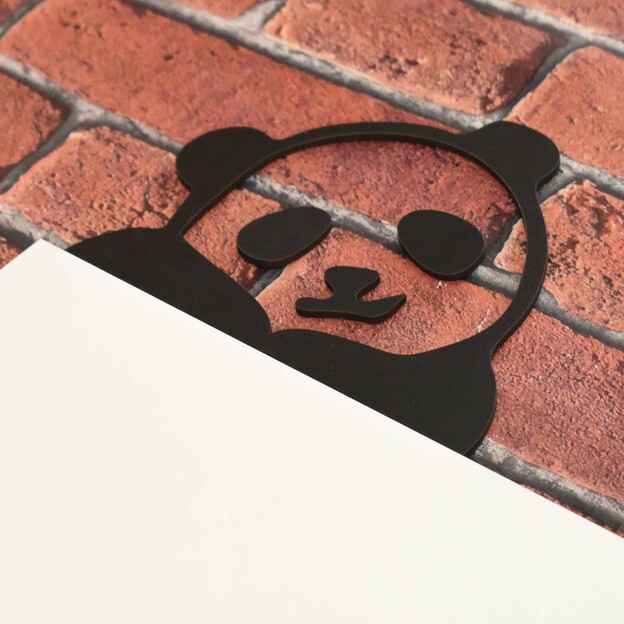 Wooden Sticker around the Door - Pandas