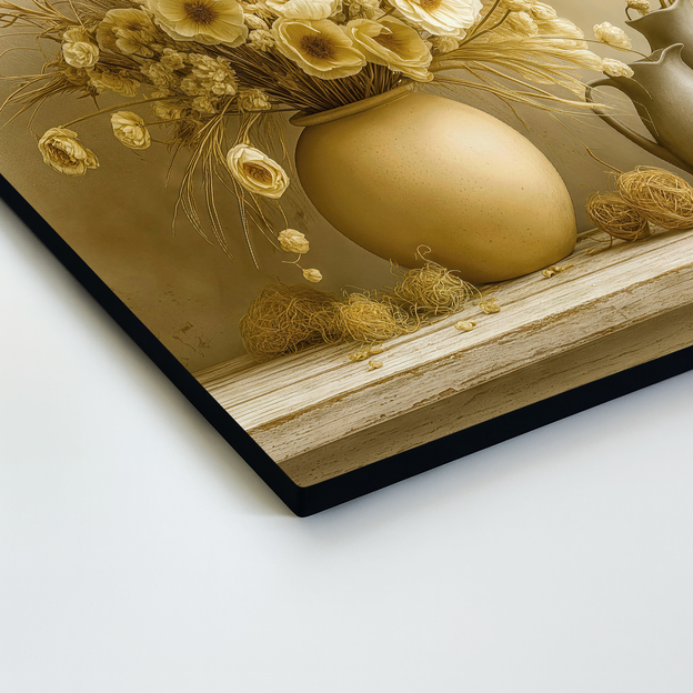 Vintage képek a nappaliba - Szárított virágok