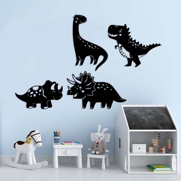 Wall Stickers for Children's Room - Playful Dinosaurs