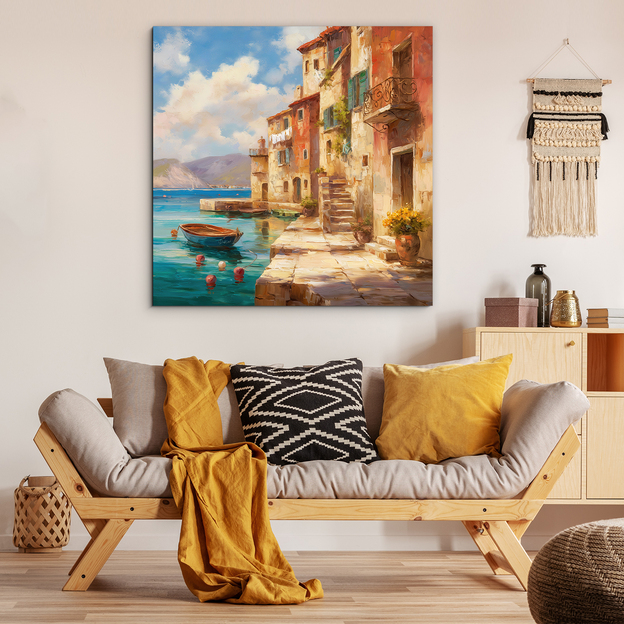Wooden picture - Picturesque coast