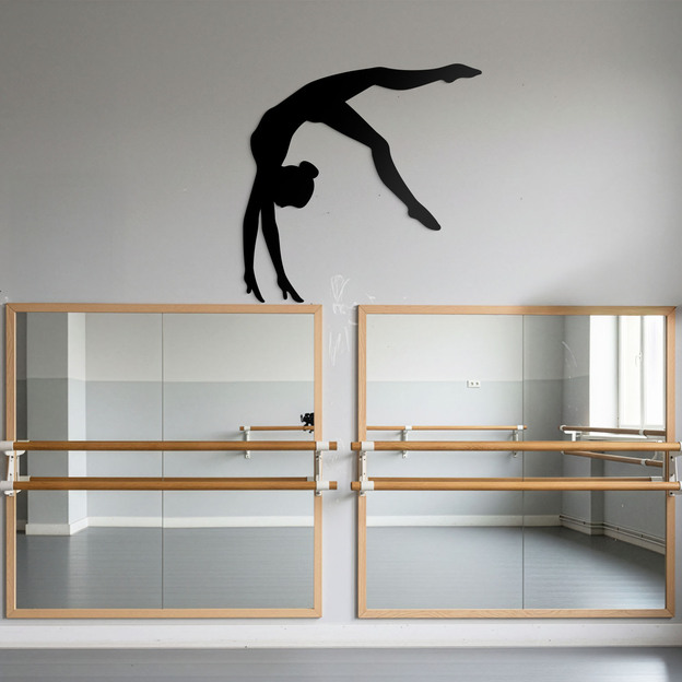 Nástenná dekorácia - Gymnastka 