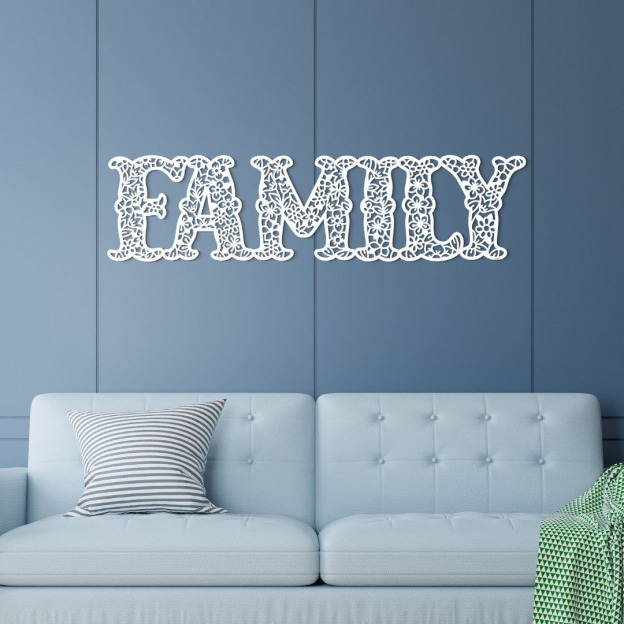 Wooden Wall Art - Family