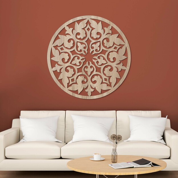 Art Nouveau Ornament on the Wall - Flower