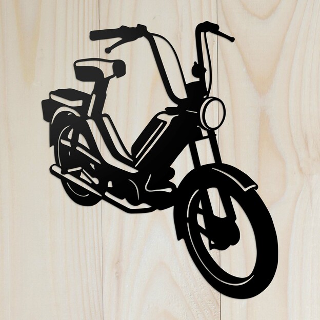 Wooden Retro Wall Art - Babetta 210