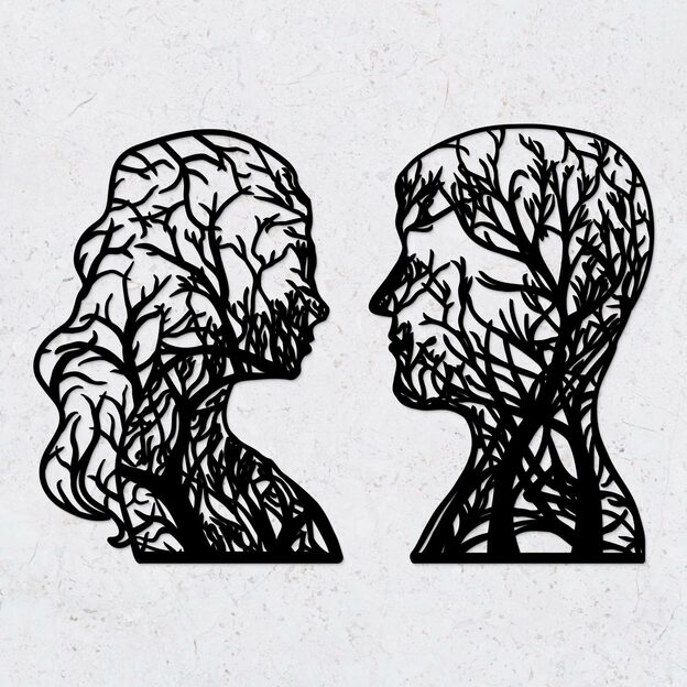 Wooden Wall Sticker - View of Love