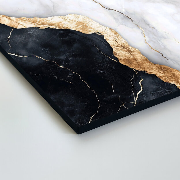 Marble painting on wood - Glamour