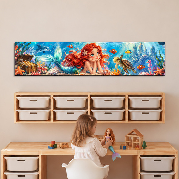 Detský nástenný panel - Malá morská víla