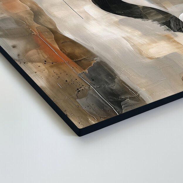 Tablou abstract pentru living - Japandi