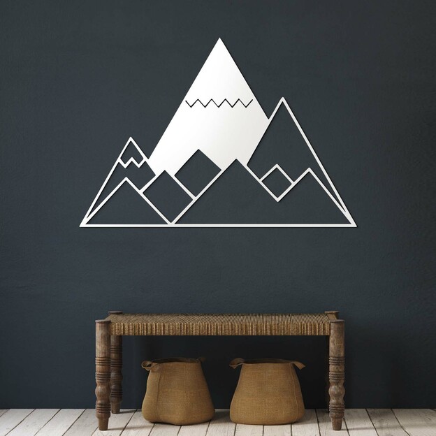 Wall Art - Geometric Mountains