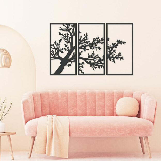 3 Piece Wall Art - Tree Branch