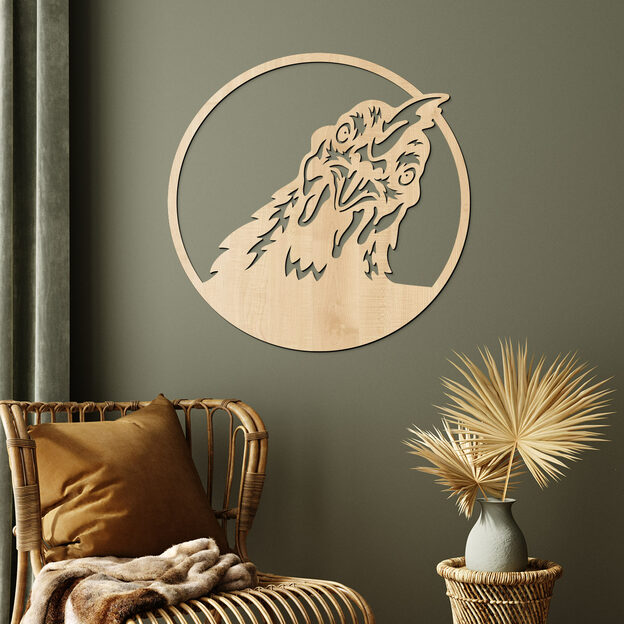 Wooden Wall Decoration - Hen
