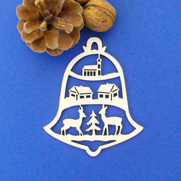 Dekorácia na stromček - zvonček