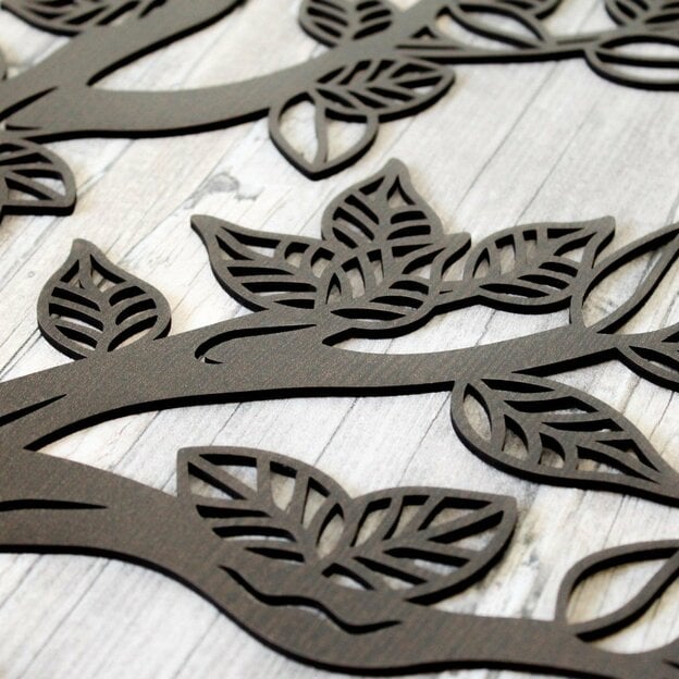 Wooden Tree of Life on the Wall - Malkuth