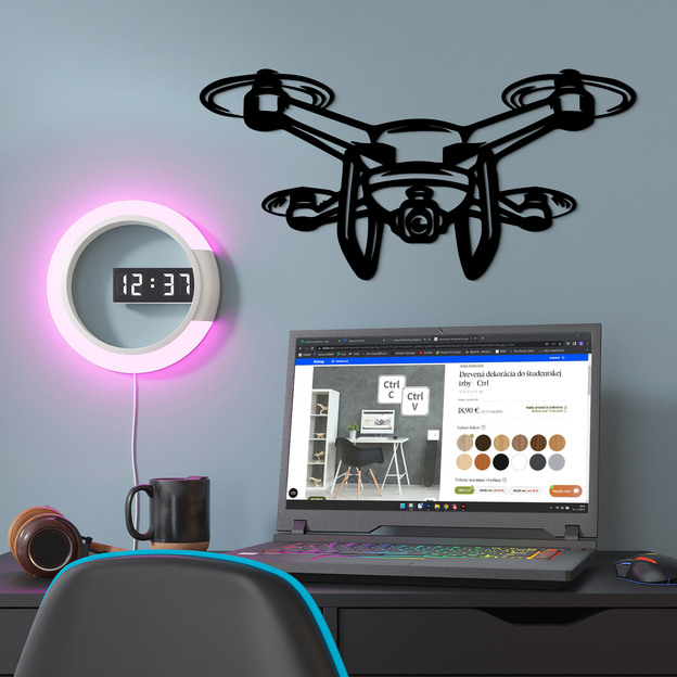 Kivágott 3D kép - Drón