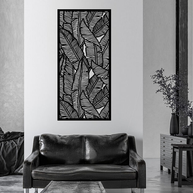 Wall Wooden Panel - Exotic Leaves