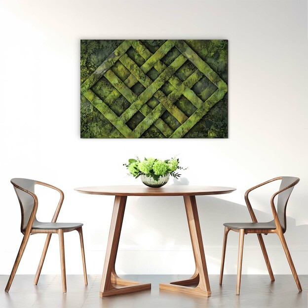 Wooden Wall Art - Moss Patterns