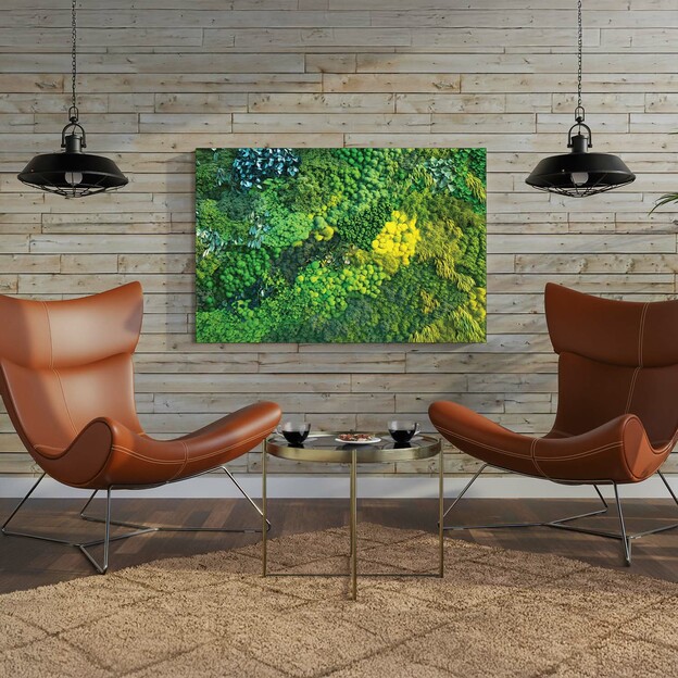 Wooden Moss Art Imitation - Magic of the Forest