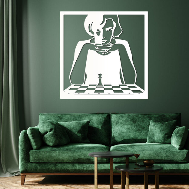 Tablou 3D de perete - The Queen&#039;s Gambit