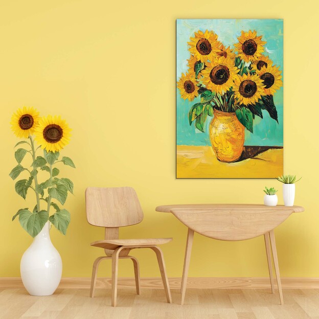 Wooden Wall Art - Sunflowers