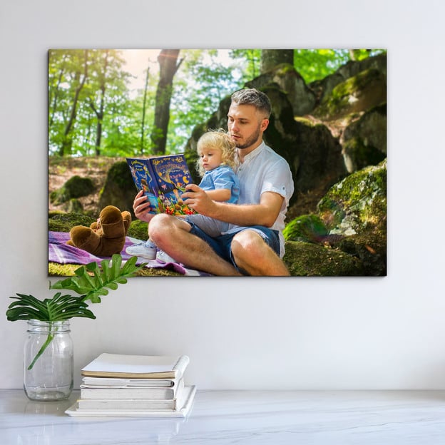 Fotoobraz vytlačený na drevo